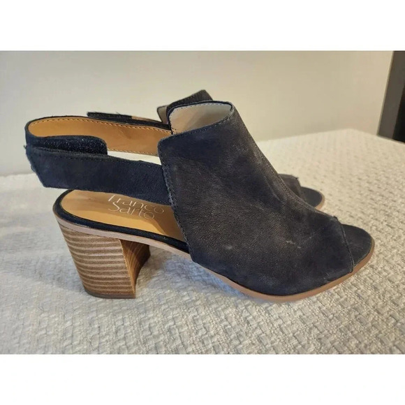Franco Sarto Sling Back Peep Toe Helix Sandals - 8.5 - Picture 1 of 8